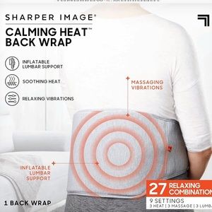 Sharper Image Calming Heat Back Wrap